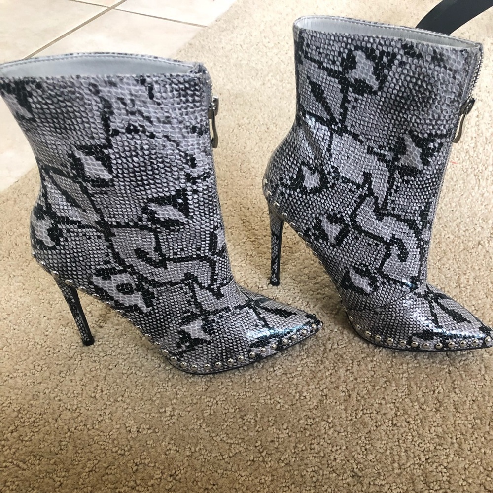 Beautiful snake skin heels